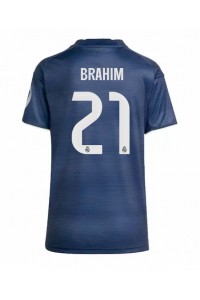 Real Madrid Brahim Diaz #21 Jalkapallovaatteet Naisten Vieraspaita 2025-26 Lyhythihainen
